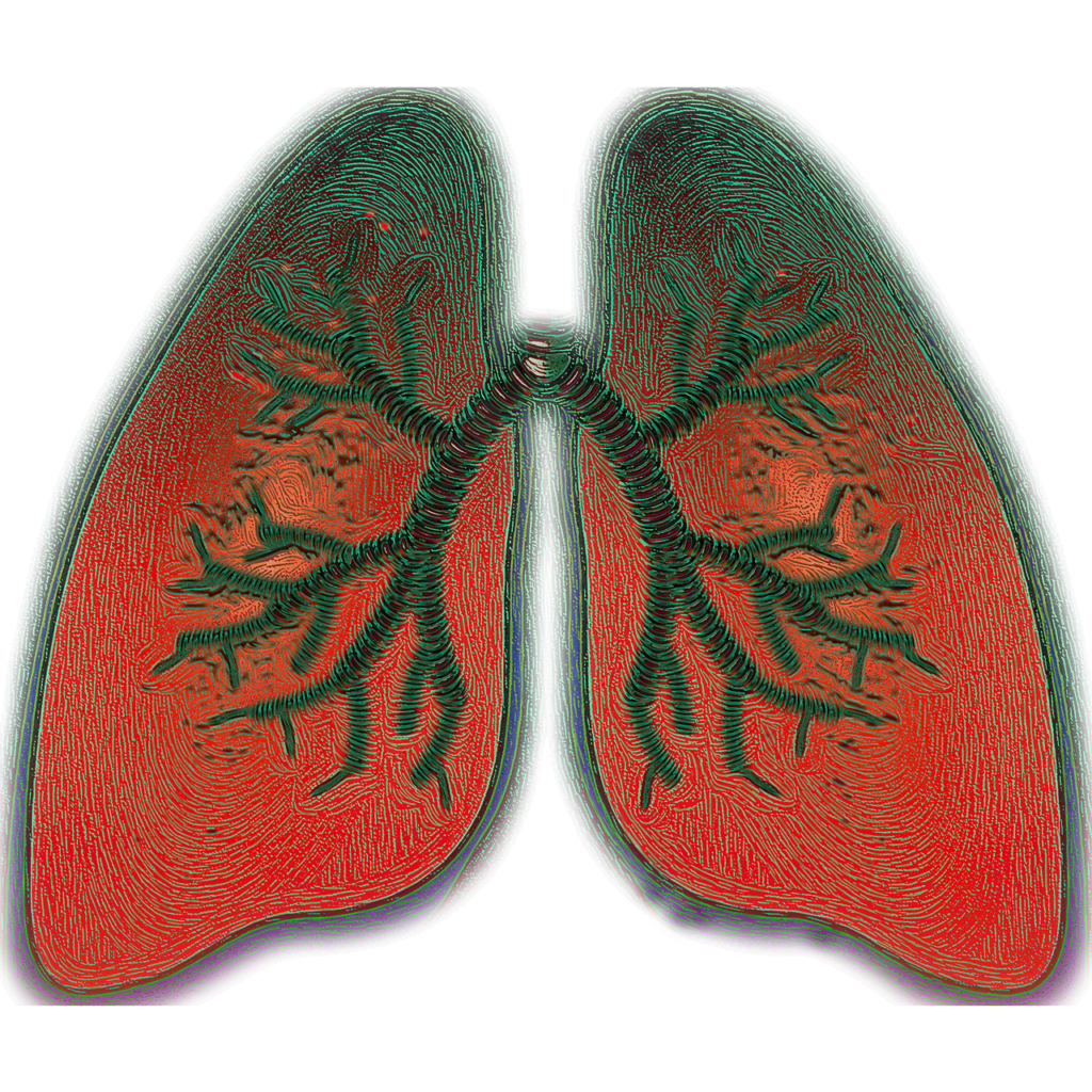 Illustration Of Lungs With Asthma: Why Do You Need A Mattress Cover For Allergy Symptom Prevention