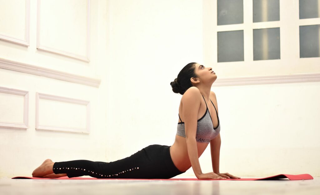 cobra pose- yoga for sinus infection