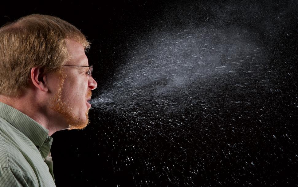 sneeze particles- how long are sinus infections contagious